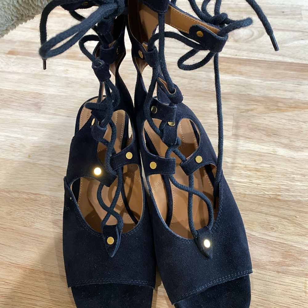 Brand new Chloe black suede Foster Gladiator Sandals - Picture 4 of 11
